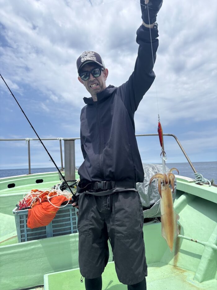 ケンサキイカが釣れた