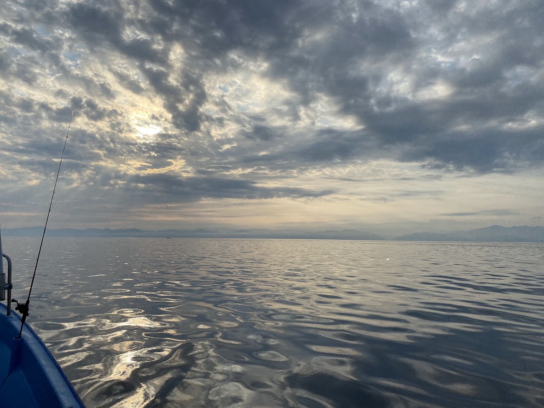 夏の日本海でオフショアタイラバ
