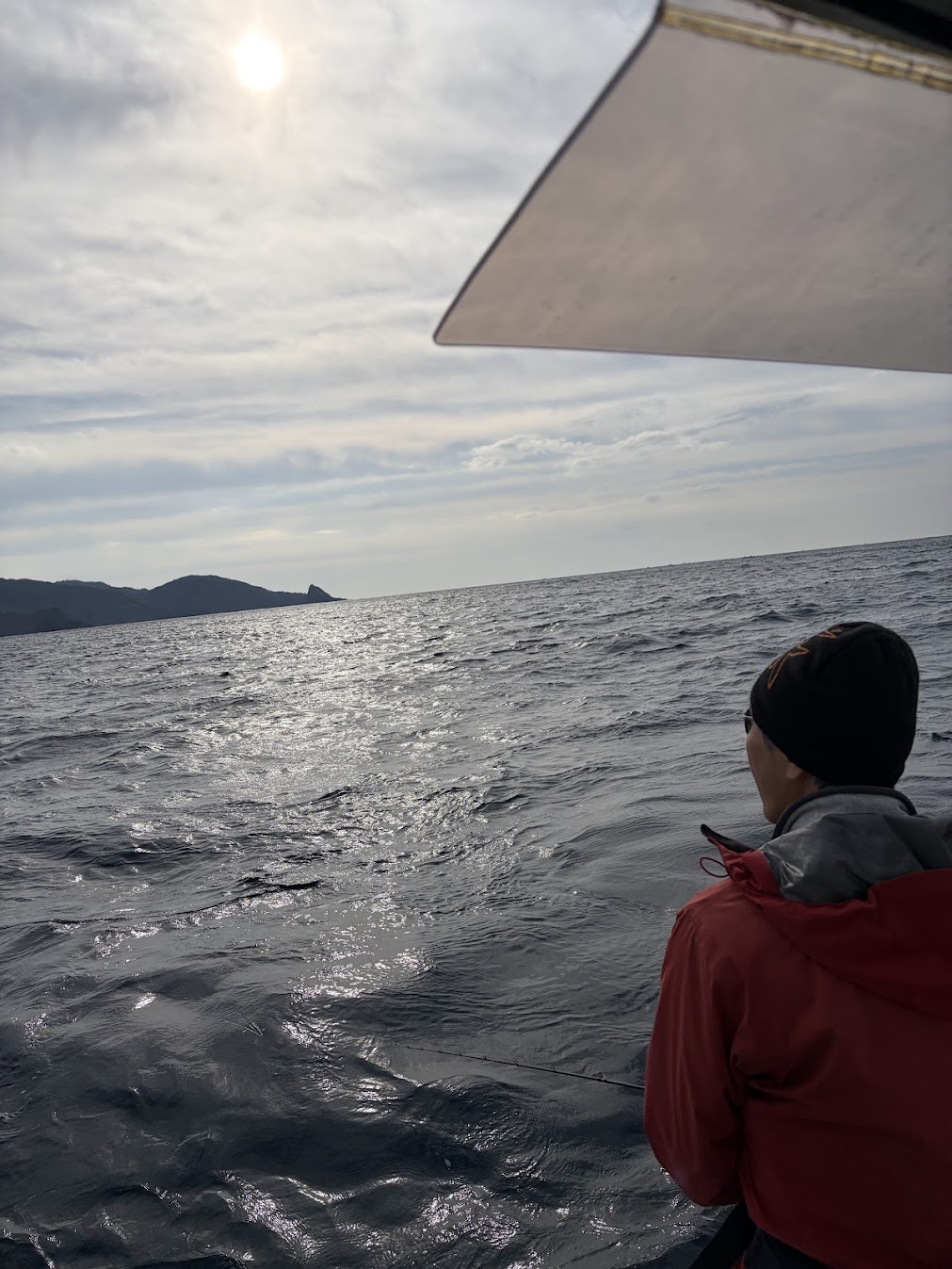 冬の新潟粟島でのブリジギング