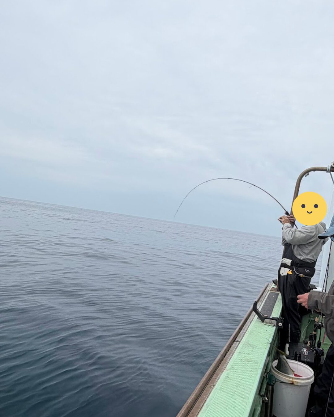 大きなブリをヒット中