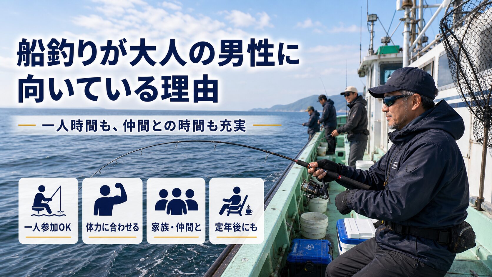 釣りこそ大人の男性におすすめの趣味