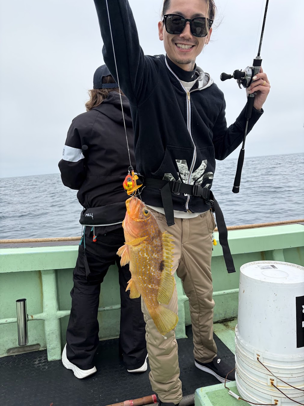 キジハタがタイラバで釣れる