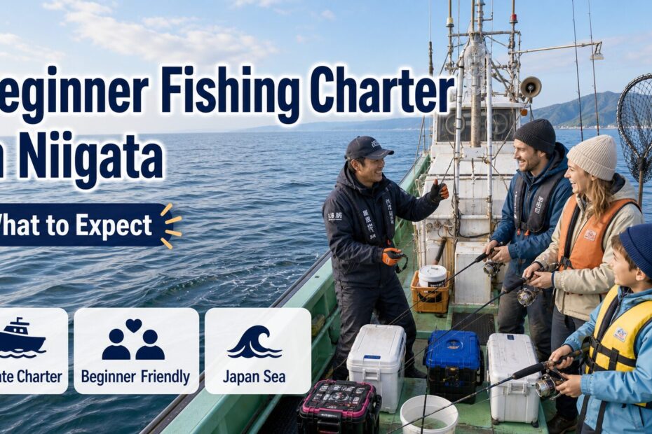 Beginner-friendly private fishing charter in Niigata on a local Japan Sea boat
