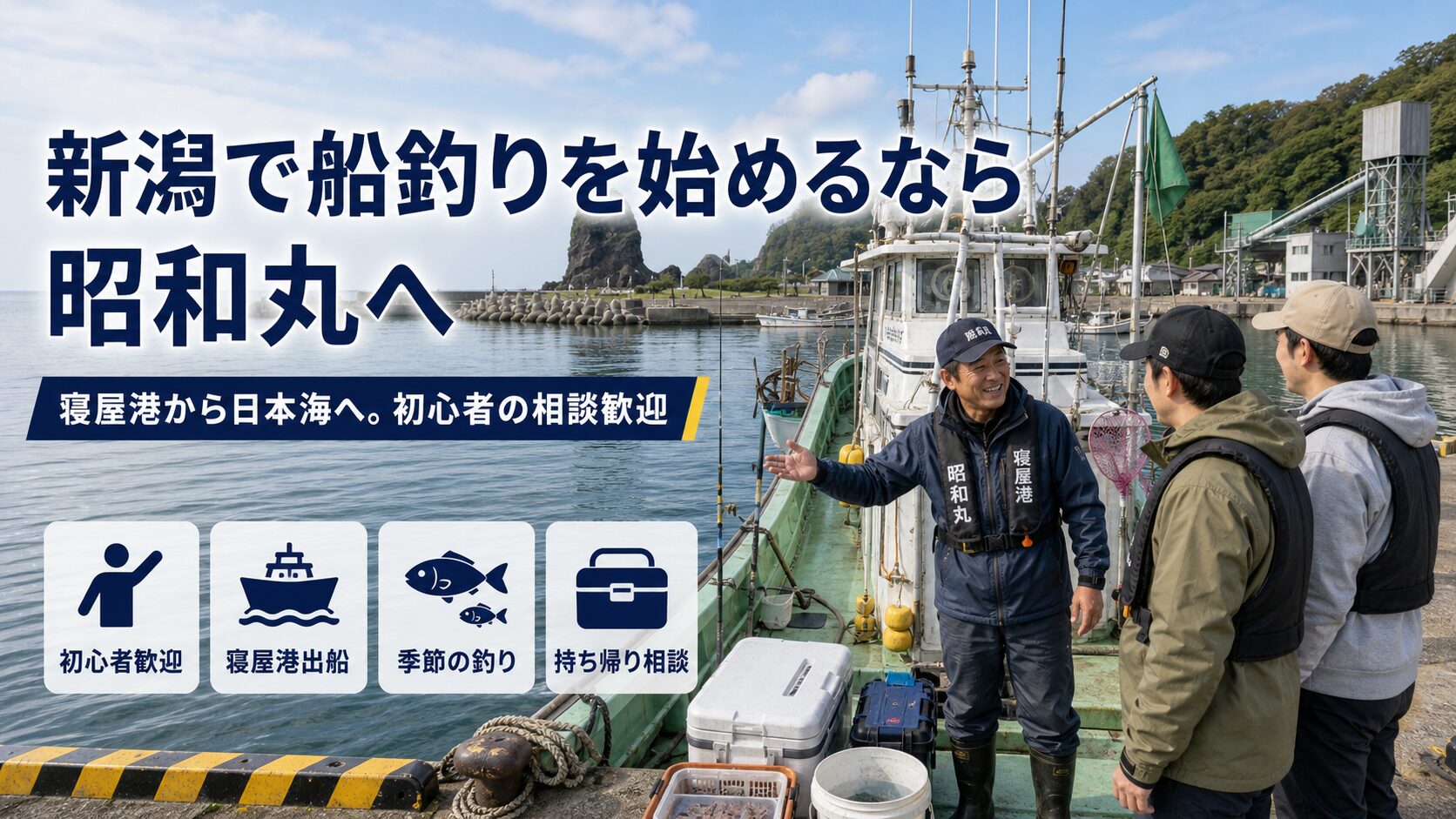 新潟で釣り船を探すなら昭和丸