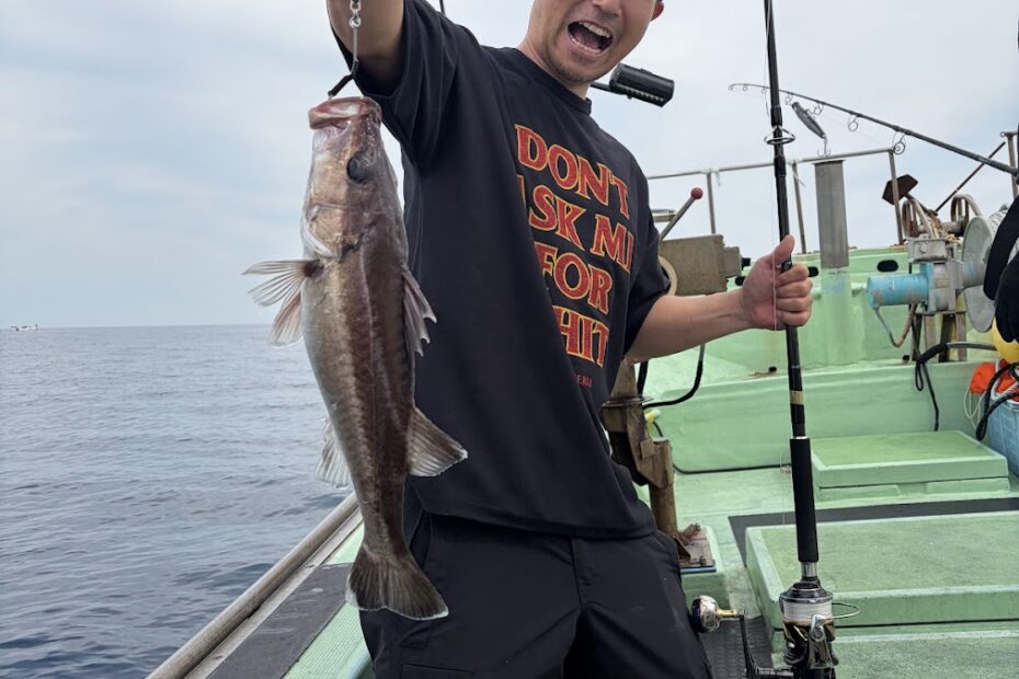 キャスティングタックルで釣れたアラ