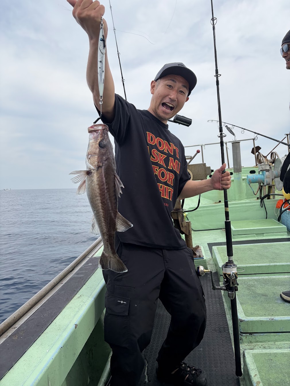 キャスティングタックルで釣れたアラ