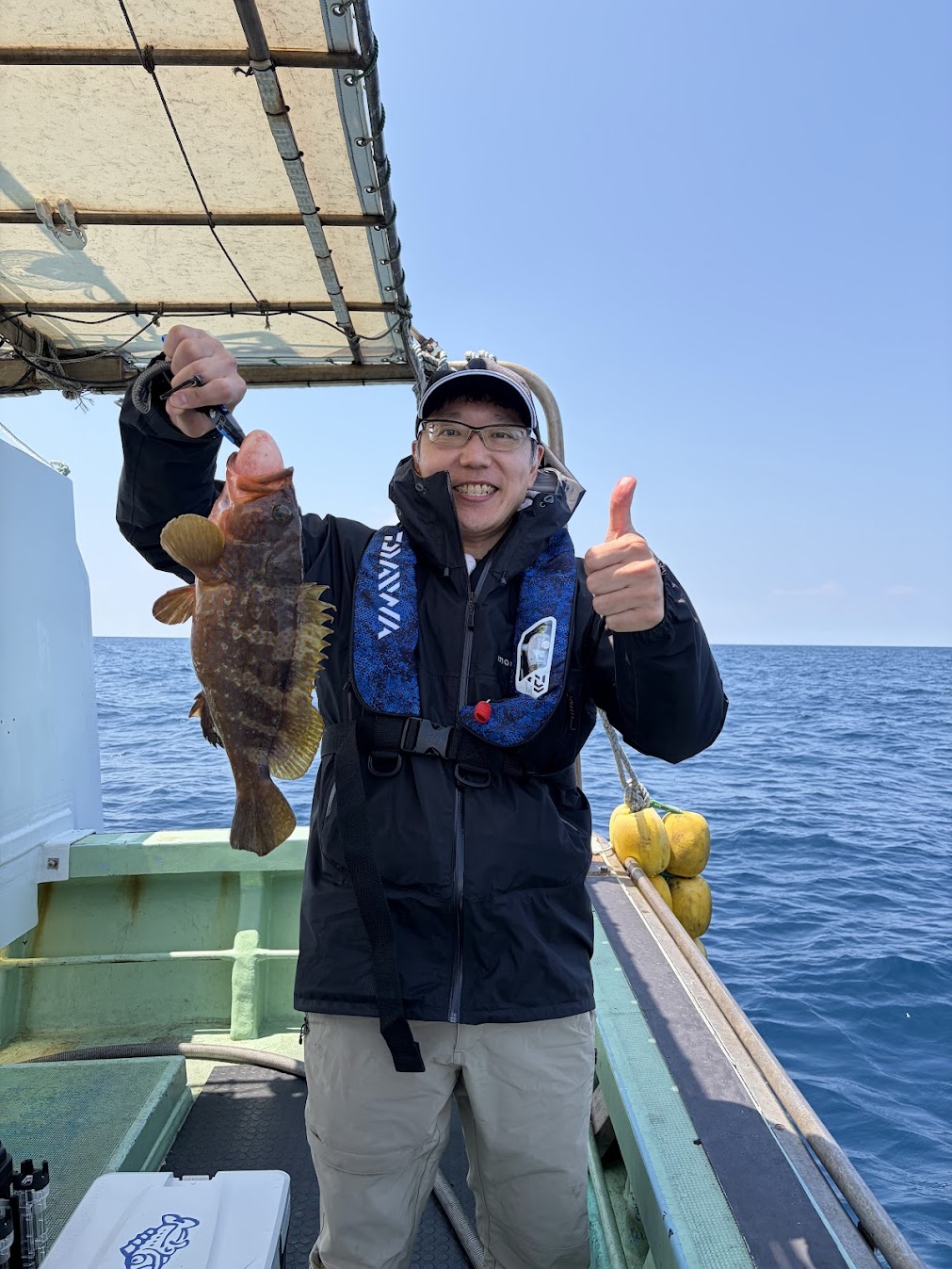 キジハタがタイラバで釣れた